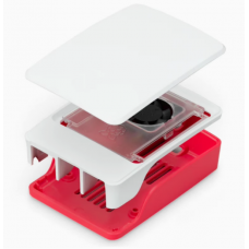 Raspberry Pi 5th generation PI5 red and white shell PI-CASE Official Case with fan heat sink